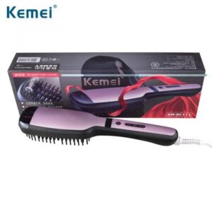 Kemei KM-HC111- Ηλεκτρική ισιωτική βούρτσα με ατμό