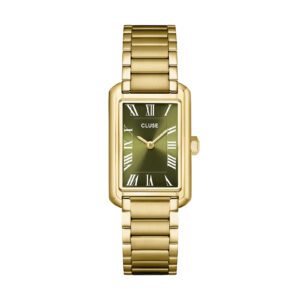 Belisenna Watch steel Olive Gold color