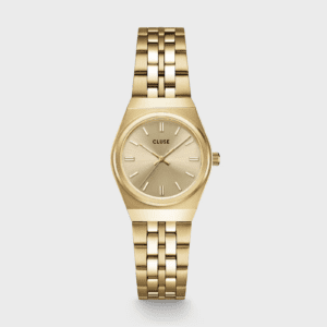 Retro 70s mini Watch steel full gold color