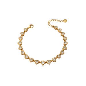 Golden Hearts Bracelet