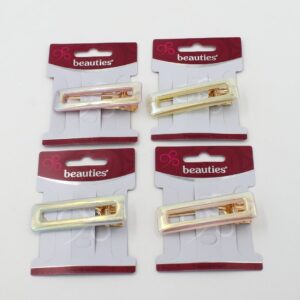 Παιδικά Κλιπ Μαλλιών Bobby Pin, Ορθογώνιο Σχέδιο