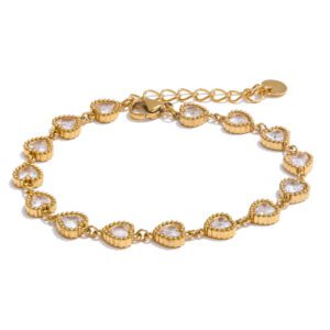 Heart Riviera Bracelet
