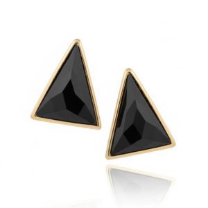 Geometric Triangle Black