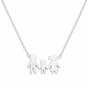 Family Necklace with One Boy