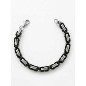 Silver & Black Bracelet